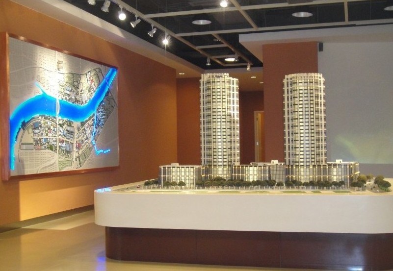 Plastic Architectural Model of Commercial Building (JW-06)