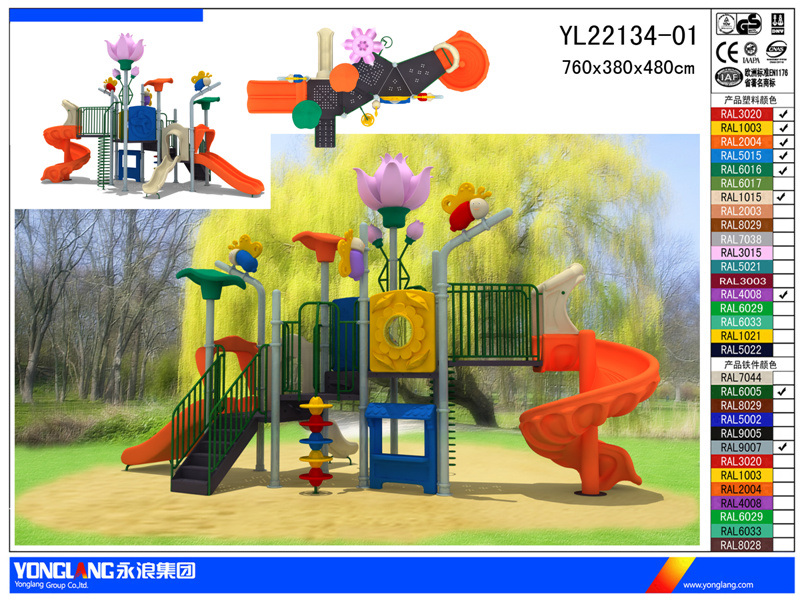 Unique Design Cheap Children Outdoor Playground Big Slides for Sale with High Quality