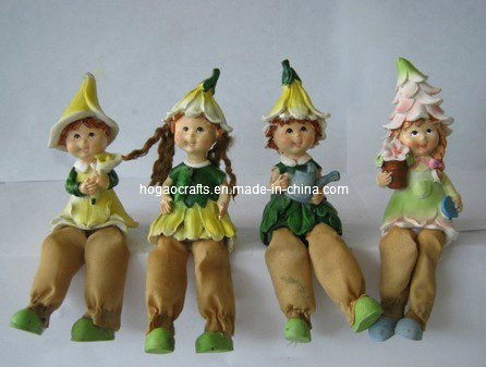 Polyresin Harvest Scarecrow for Home Decoration