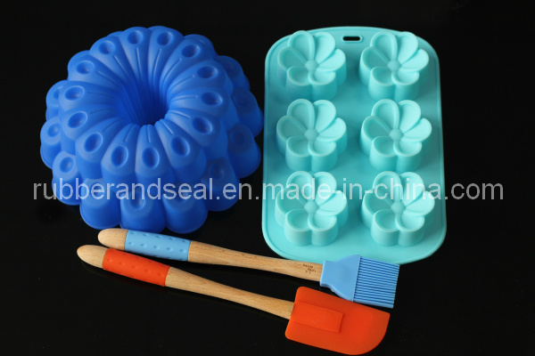 New Design 3D Silicone Mould for Cake Decoration (B52090)