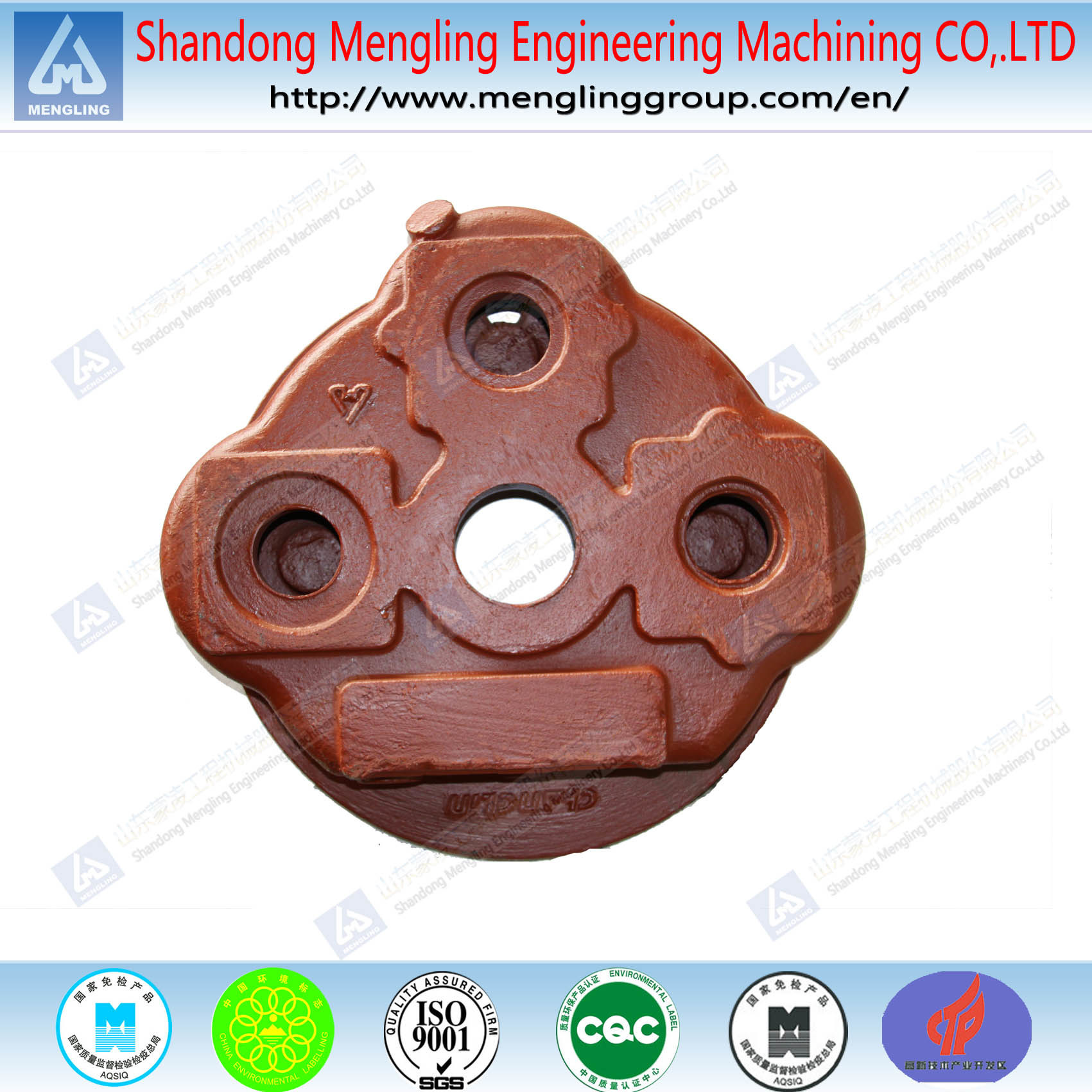 Precoated Iron Casting Part