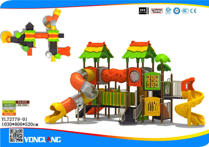 Outdoor Playground Type and Plastic Playground Material Outdoor Playground