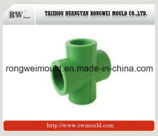 Injection Plastic Cross Pipe Fitting Mould