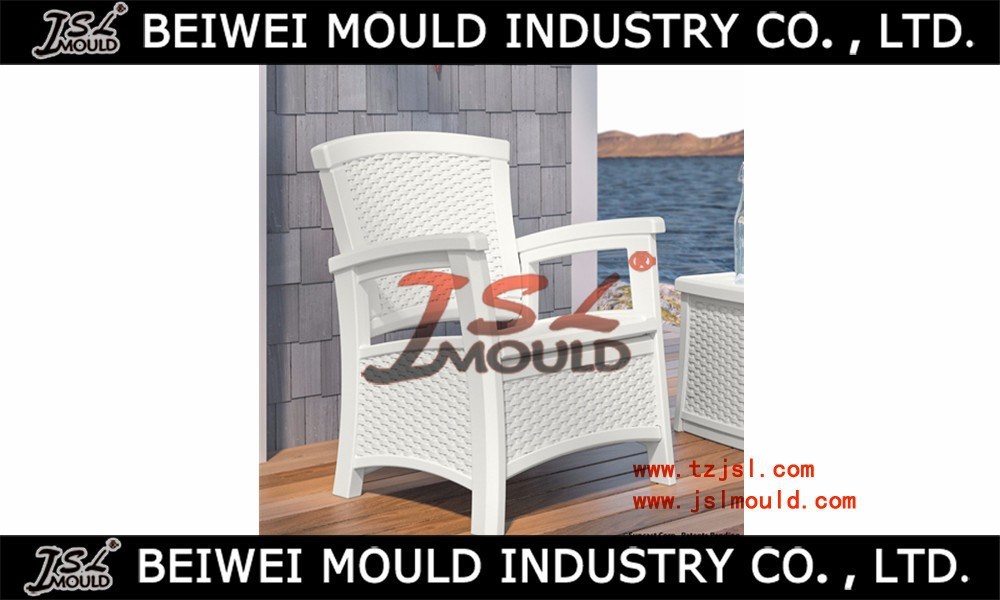 Injection Plastic Outdoor Club Wicker Storage Chair Mould