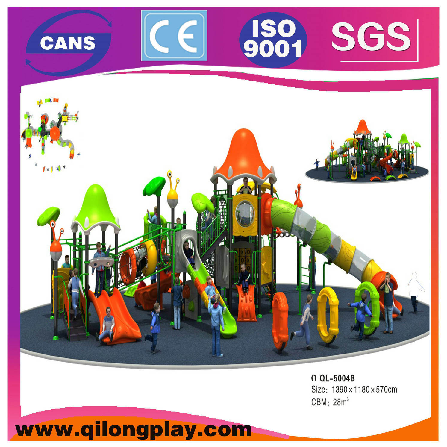 Good Fun Outdoor Playground Equipment (QL-5004B)