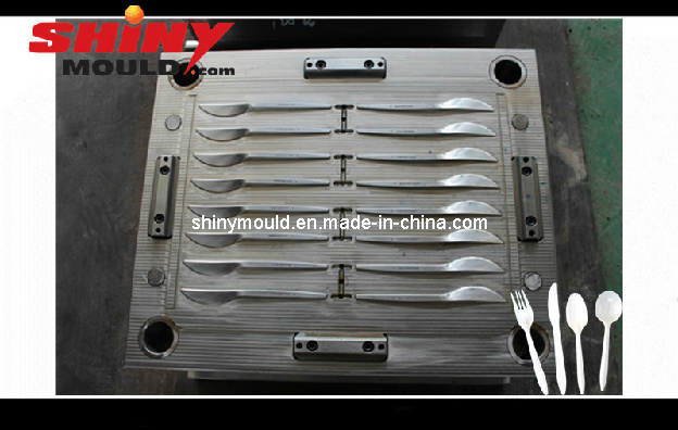 16 Cavities Plastic Knife Mould Cutlery Mould