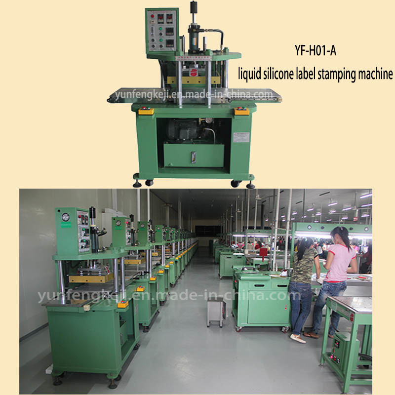 Silicone Label Tag Logo Molding Machine for Hat