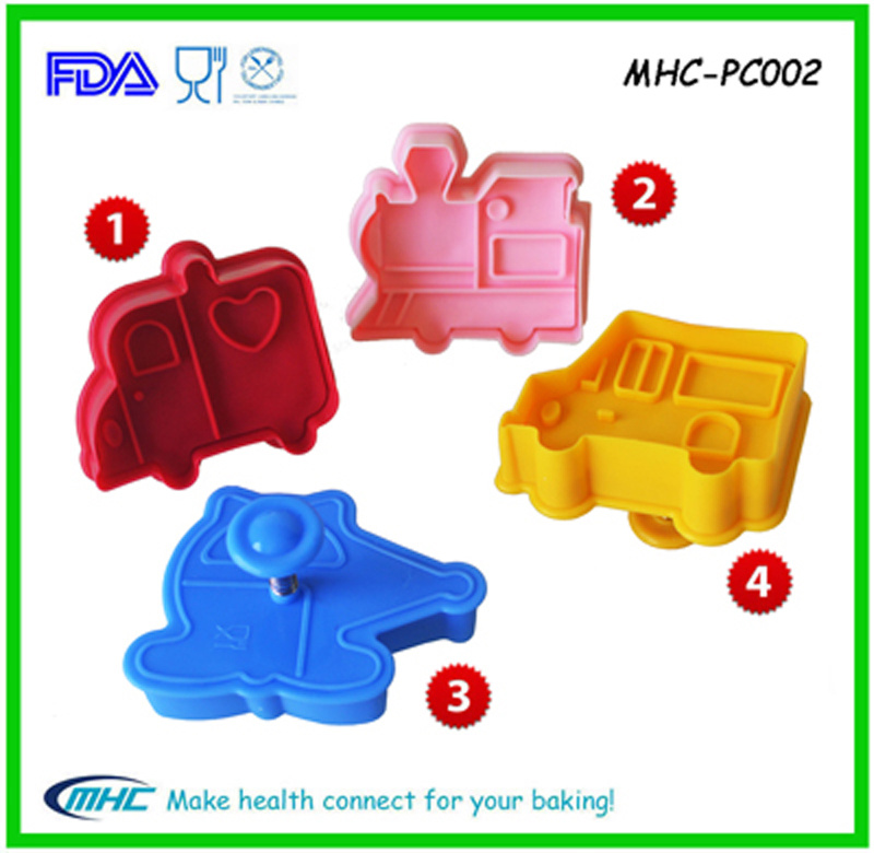 Multi Shape Cake Decorating Plastic Plunger Cutter