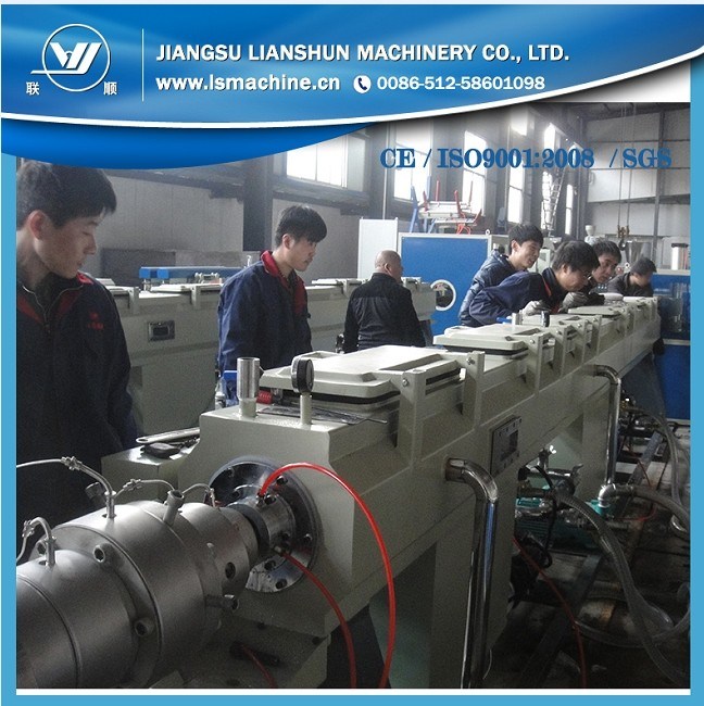 CE/SGS/9001 PVC Pipe Production Line with Two Die Heads
