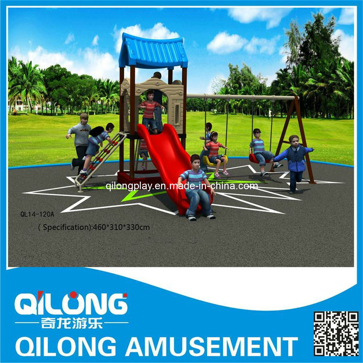 Soft Interesting Outdoor Playground (QL14-120A)