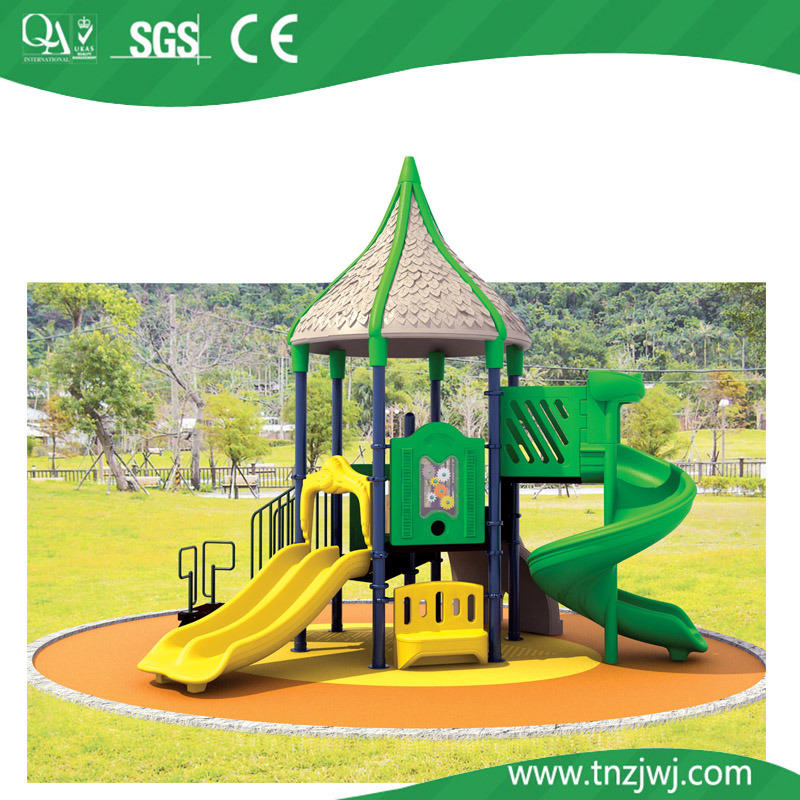Cheap Natural Outdoor Commercial Kids Playground Plastic Slides