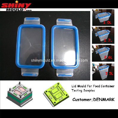 Lid Mould for Food Storage Container Mould Over Moulding