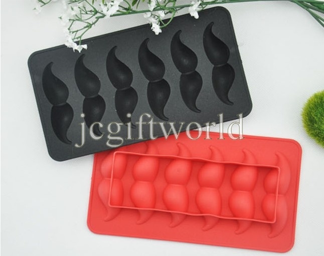 Mustache Silicone Ice Tray Mould