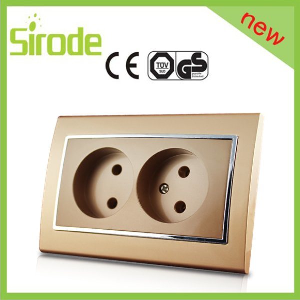 9209 Serie Double Gang Russian Socket Outlet (9209-56)