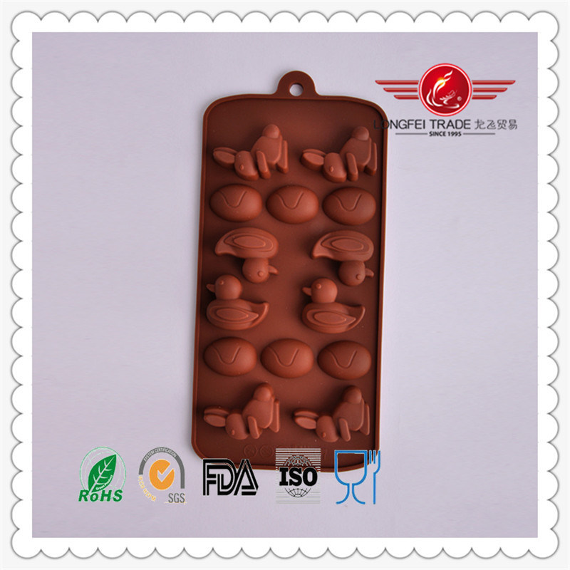 Silicone Chocolate Biscuit Candy Making Mould for Children