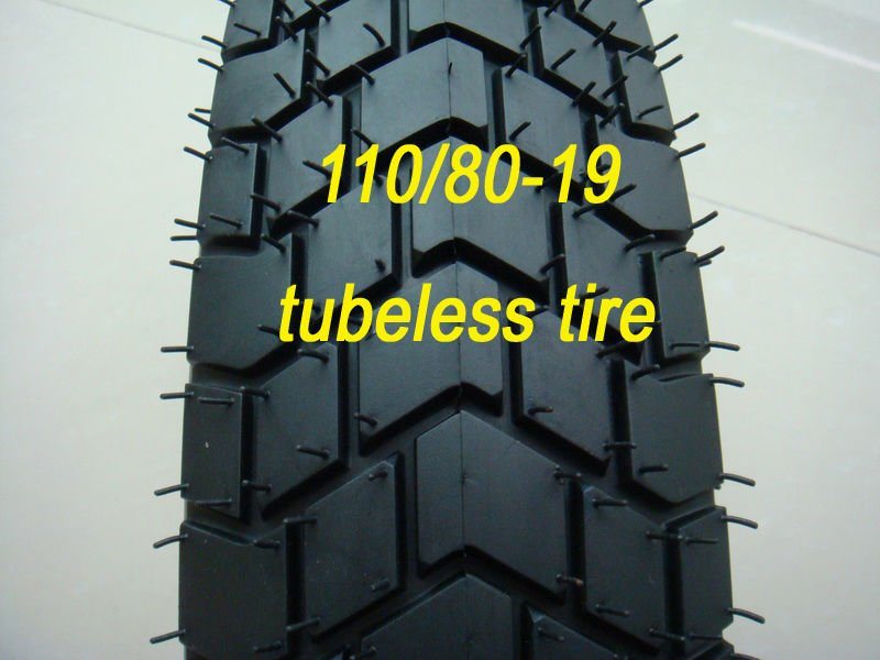 Good Quality Motorcycle Tubeless Tire (110/80-19)