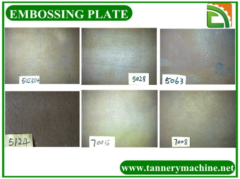 Embossing Plate for Leather Press Equipment