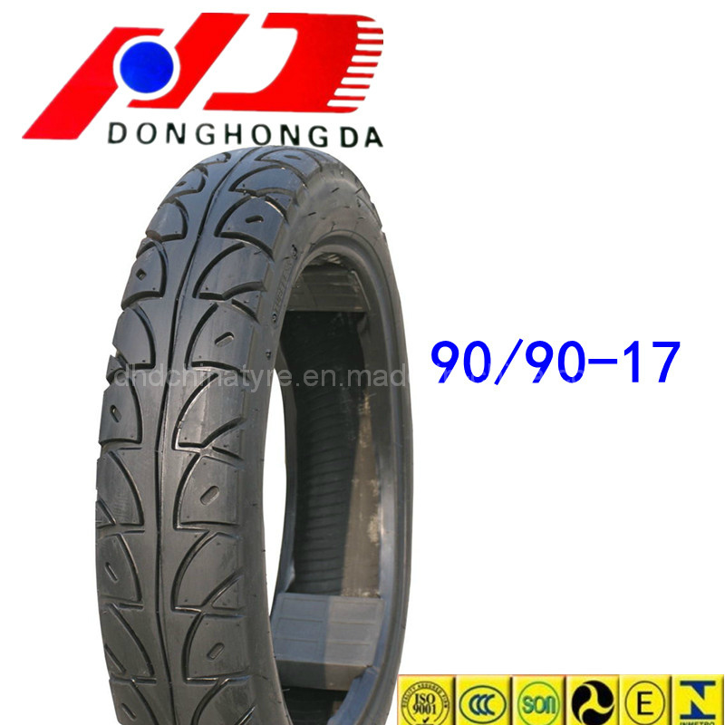Soncap Certificated 90/90-17 Motorcycle Tubeless Tyre Tire