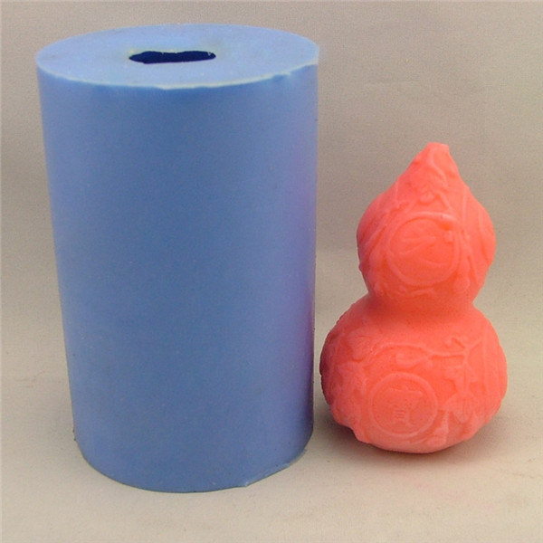 R0433 Bottle Gourd Silicone Candle Mould Custom Silicon Form