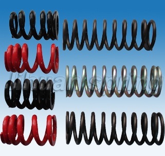 Car Steel Shock Absorber Spring for Mining Machinery, Engineering Machinery, Construction Machinery