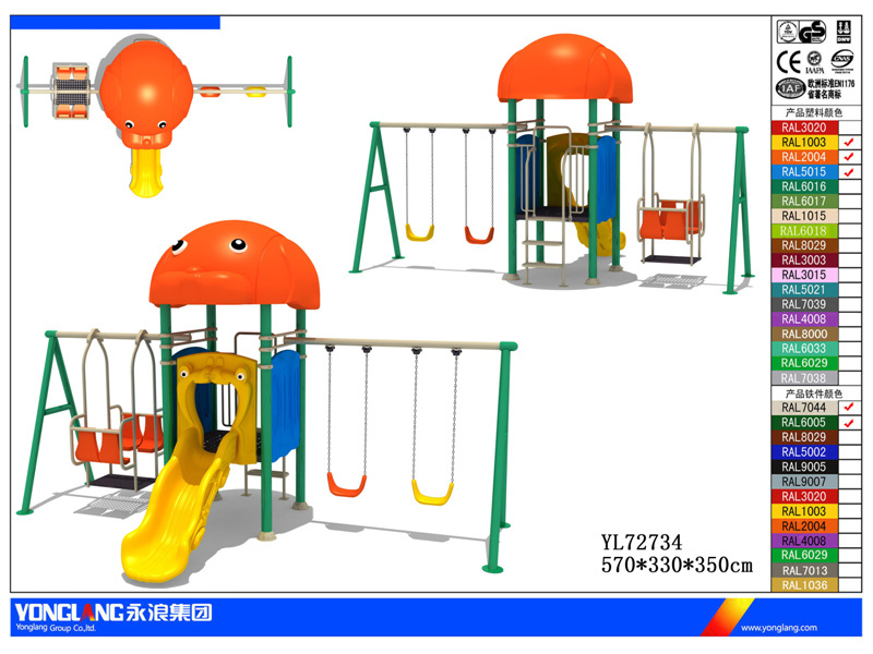 2015 Outdoor Kids Plastic Climbers Play Sets