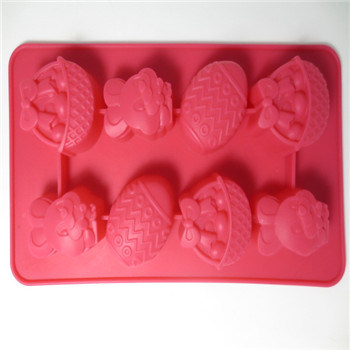 Food Grade Cartoon Shape Ice Cube Mold in Silicone Material