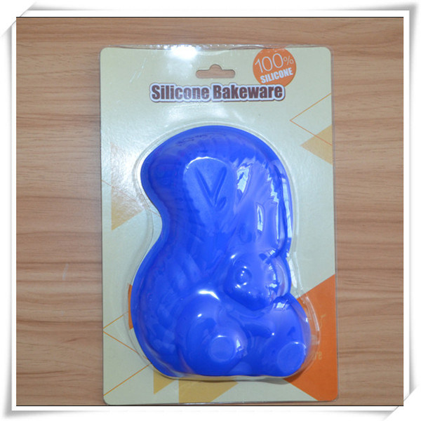 Silicone Animal Squirrel Shaped Cake Moulds for Bakeware (VR14012)