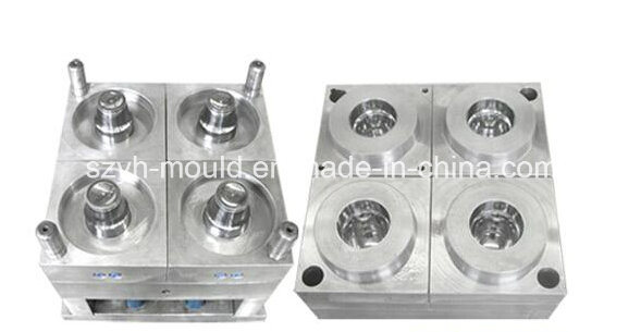 4 Cavties 1000ml Plastic Injection Lunch Box Container Mould