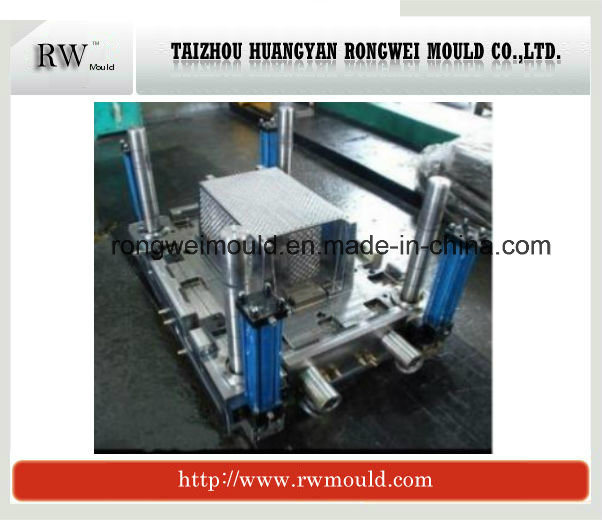 Mirrior Polished Plastic Storage Crate Injection Moulding