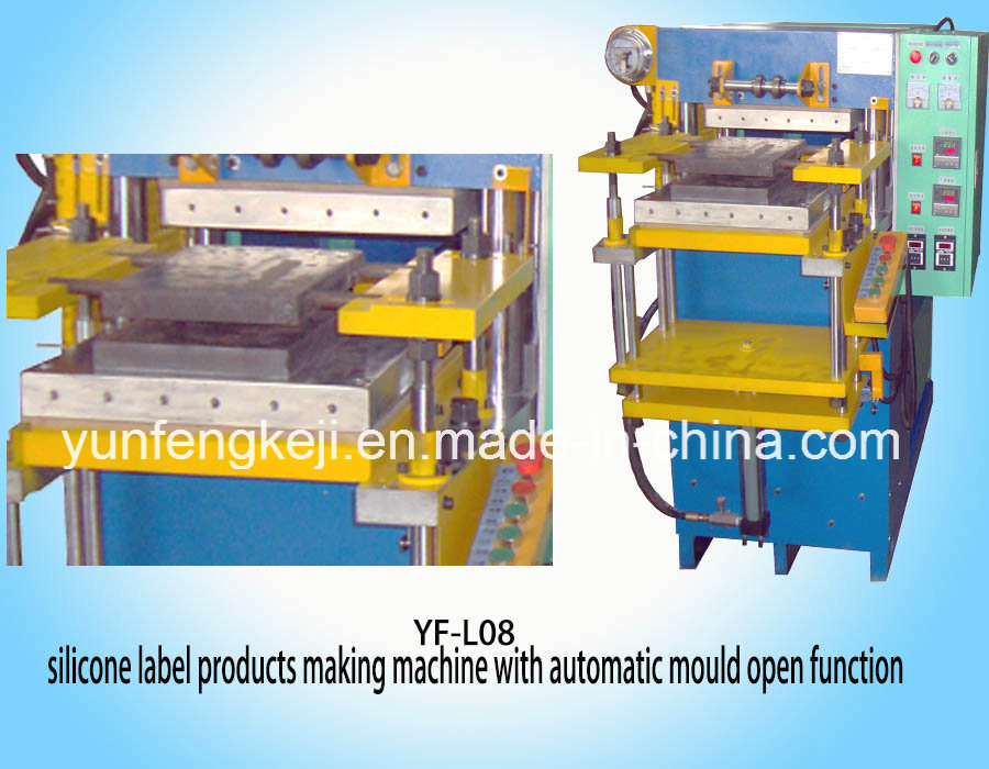 Silicone Label Making Machine with Automatic Mould Open Function