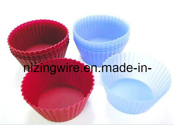 Muffin Cup Silicone Cake Mold with Customized Logo