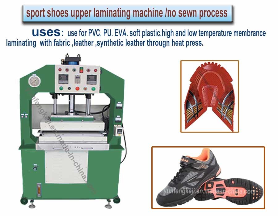 Sport Shoes Fabric Vamp Surface Upper Cover Making Laminating Machine