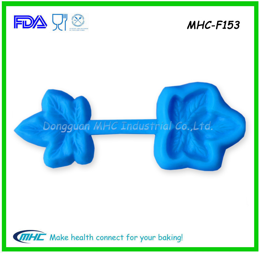 Leave Shape Silicone Cake Impressing Mould for Decoration