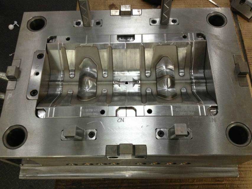Plastic Mould. Injection Mold and Part. Plastic Part
