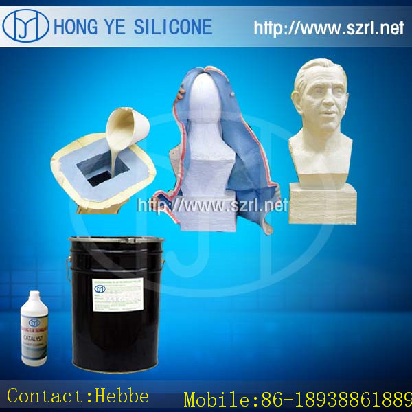 RTV Silicone Rubber for Gypsum Statues Molds Making