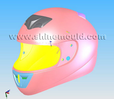 Full-Face Motorcycle Helmet Mould