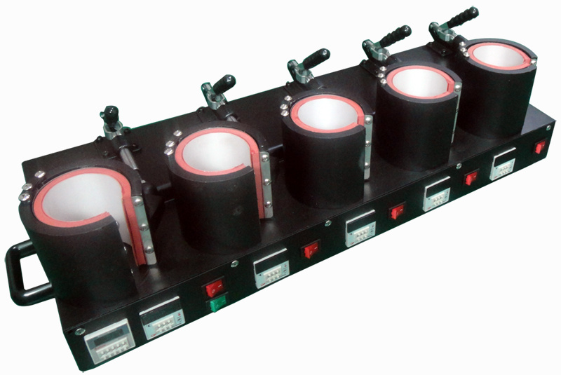CE-Approval 5 in 1 Digital Mug Heat Press Transfer Machine (CY-025)