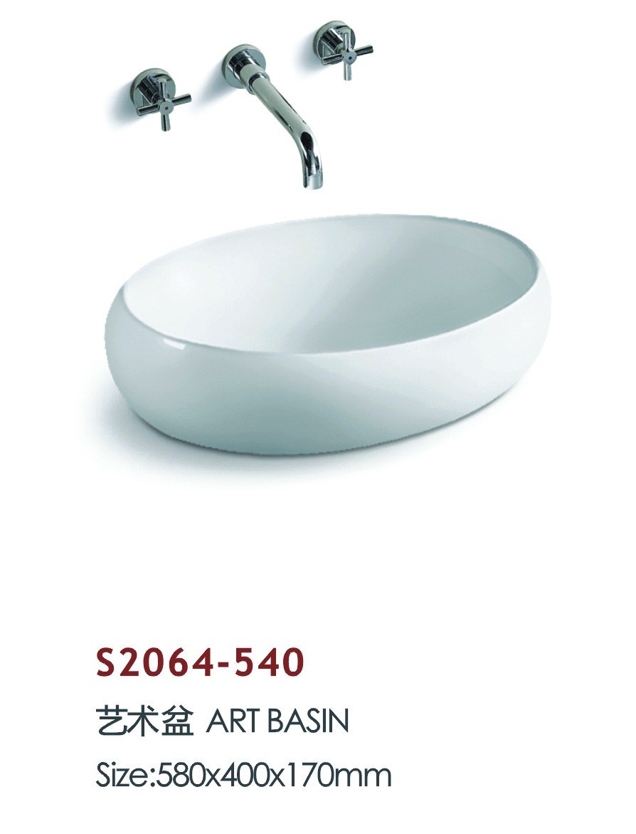 New Design China Above Counter Ceramic Sinks (S2064-540)