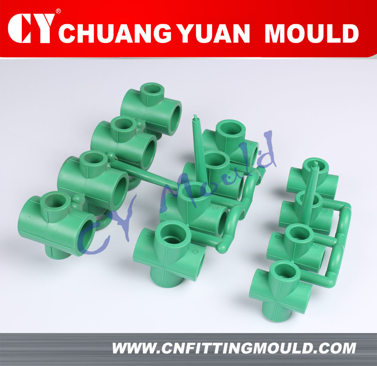 PPR Cross Pipe Fitting Mould