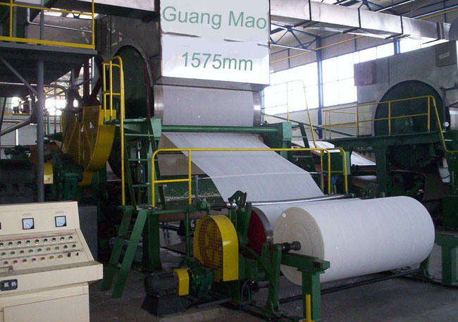 1575 mm Facial Tissue Paper Machinery, Toilet Paper Machine