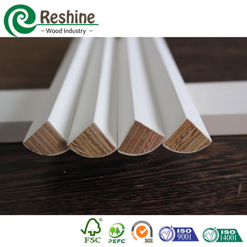 Decorative Ceiling Wood Trim Quarter Round Wood Mouldings