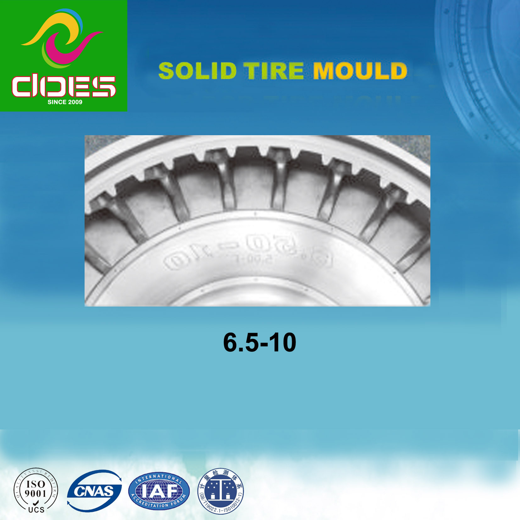 6.5-10 Solid Tubeless Tyre Mould