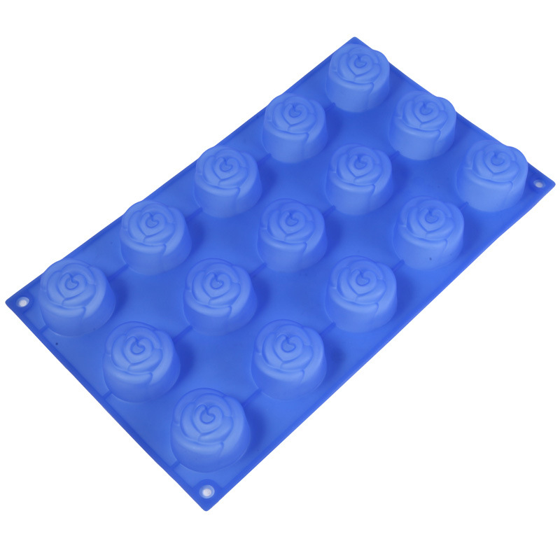 Rose Silicone Rubber Mold for Cake, Soap, Chocolate and Ice Cube., etc (MIC-079)