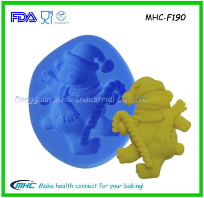 High Quality Cake Decorating Fondant Mold Doll Silicon