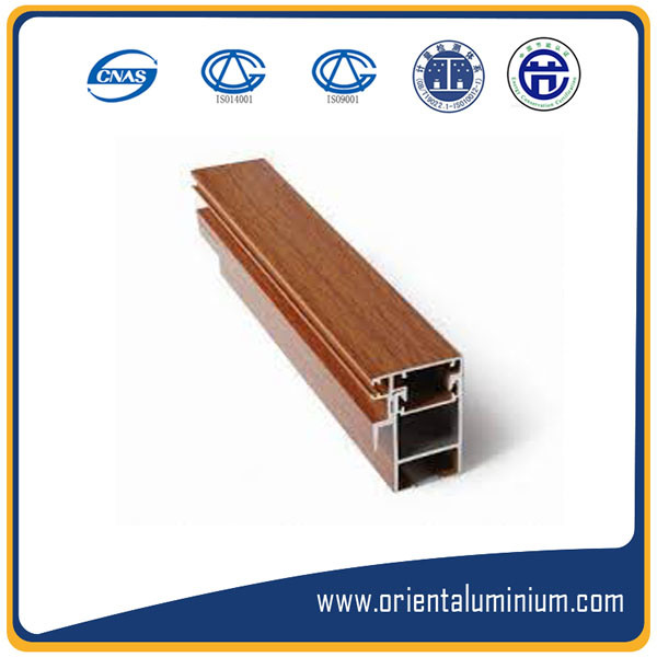 Wooden Grain Aluminium Extrusion Profile