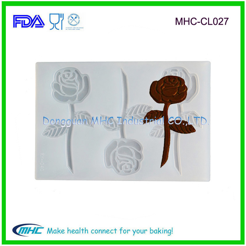 Flower Pattern Silicone Cake Decorating Mold/Chocolate Mould