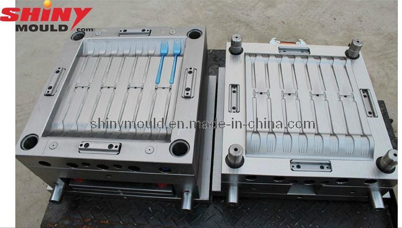 16 Cavities Plastic Cutlery Mould & Disposable Fork Mould  (SM-012)