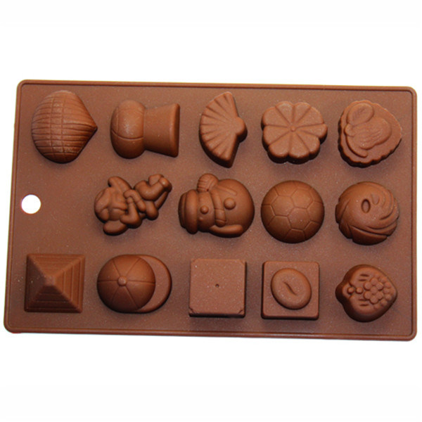 Nicole Set Different Cartoon Silicone Chocolate Molds B0023