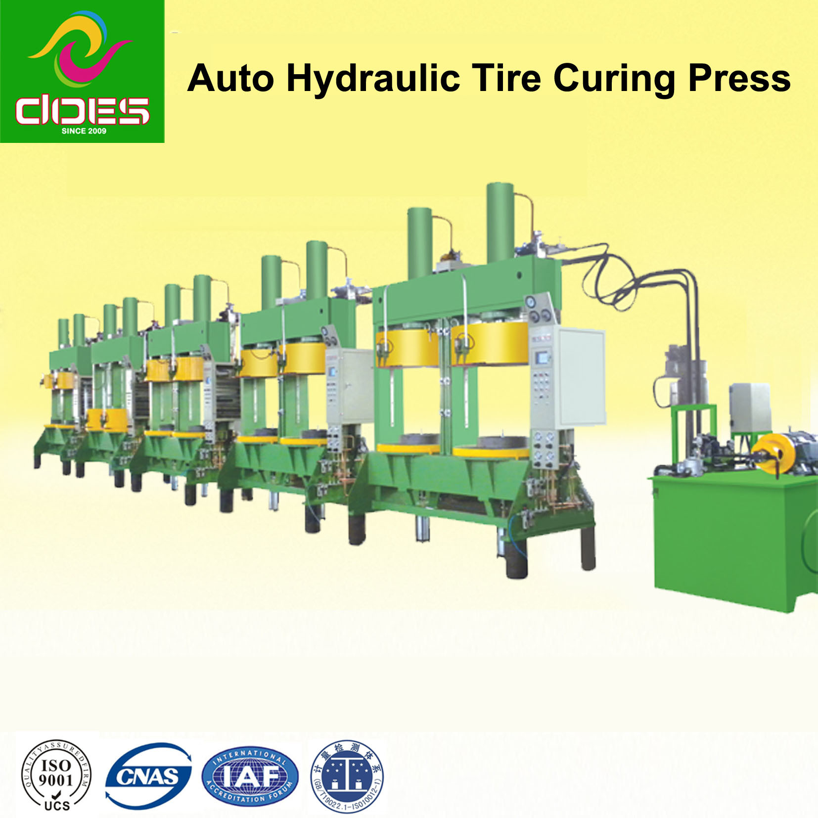 Dual-Mold Automatic Hydraulic Tire Curing Press Machine