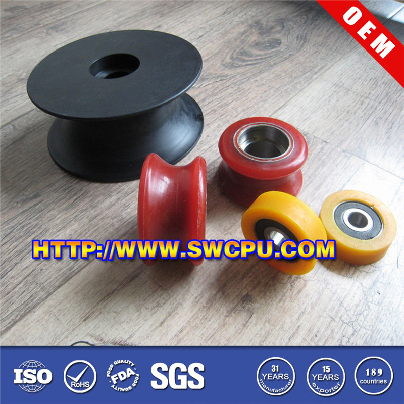 High Precision Abrasion Transmission Plastic Pulley (SWCPU-P-P053)